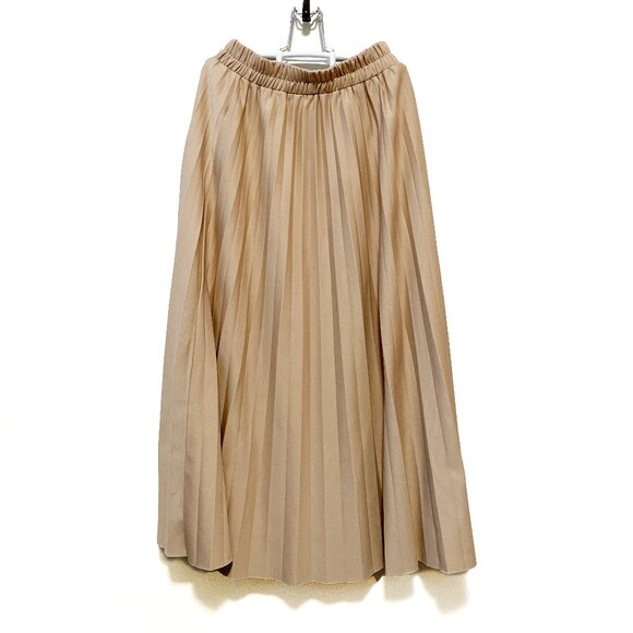 Oak + Fort Beige Pleated Skirt - Picture 1 of 4